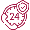 24/7 monitored security